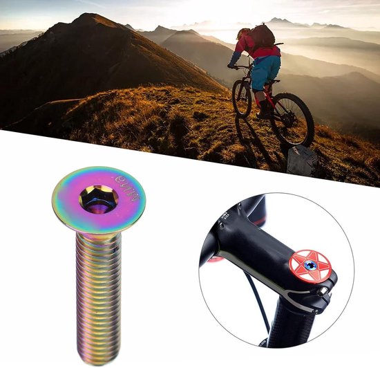 Dailygoods - Fiets Bouten - Titanium Schroeven - Lichtgewicht en Duurzaam - M6x30mm - Voor MTB Fiets Reparatie - Hoogwaardige Titanium Legering - Gesc... van Dailygoods — afbeelding 4