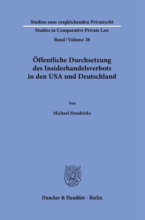 Studien zum vergleichenden Privatrecht - Studies in Comparat ... - cover