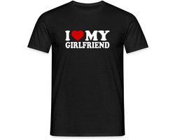 I Love My Girlfriend T-Shirt Heren