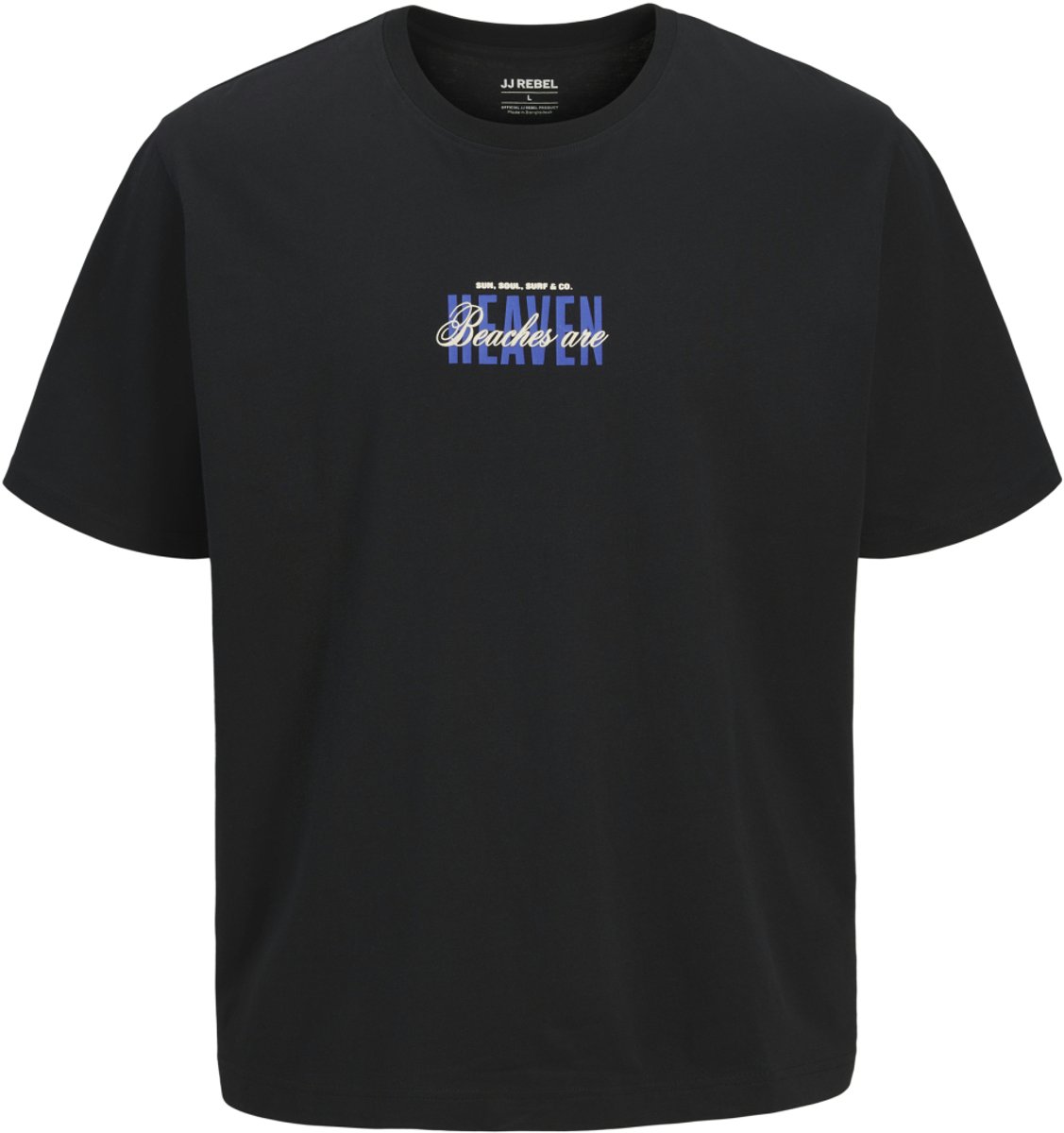 Jack & Jones T-shirt Jrebhayden Relaxed Ss Tee 12290849 Black Mannen Maat - L