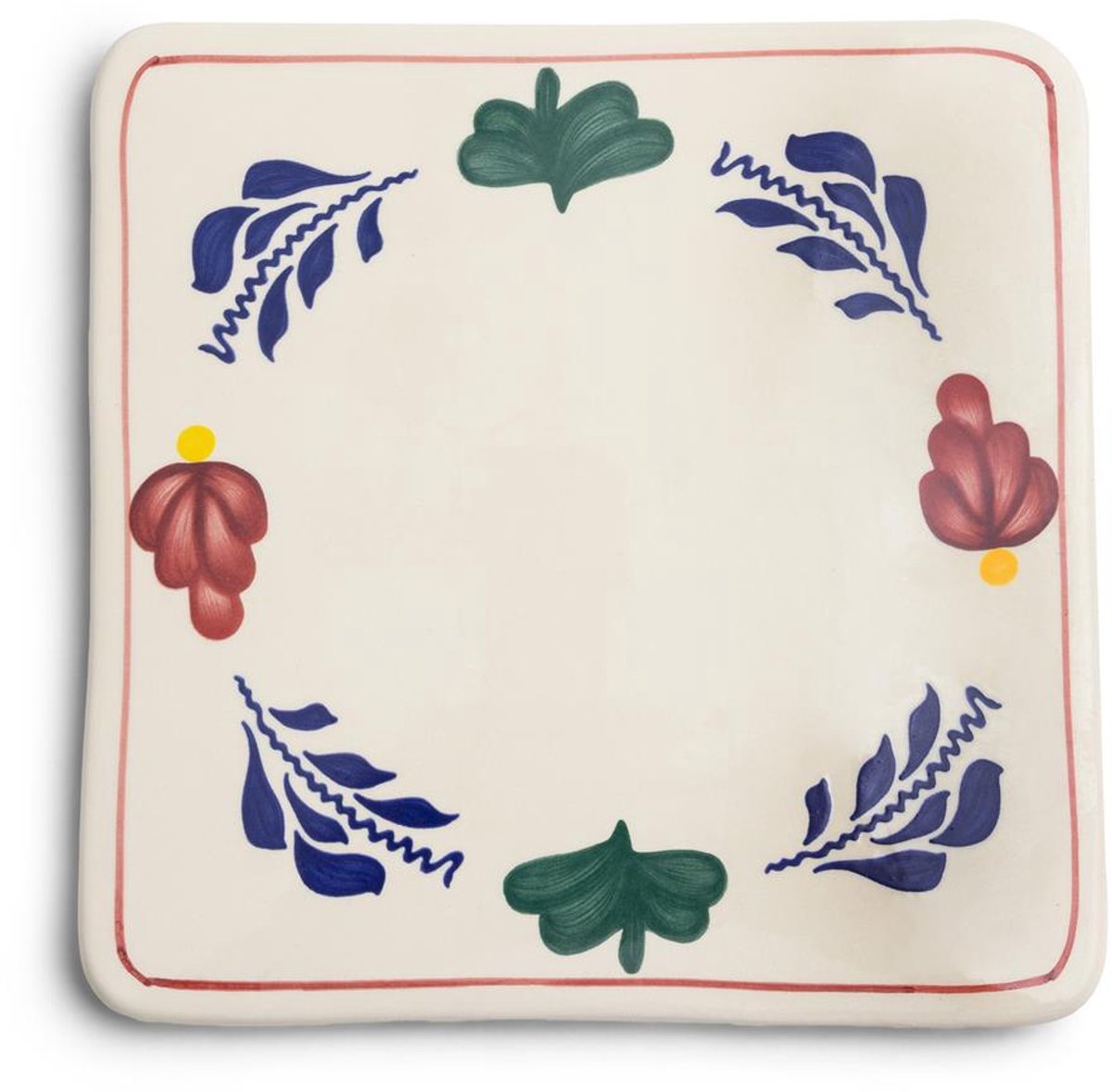 Boerenbont pannenonderzetter vierkant 20 x 20cm