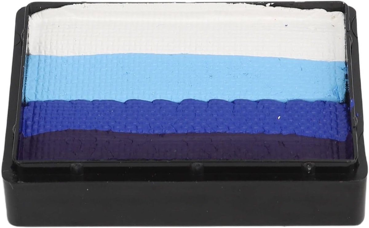 Kleurrijke Split Cake Palette met 4 Kleuren voor Watergeactiveerde Make-up, Perfect voor Cosplay, Halloween en Lichaamsverf - 30g