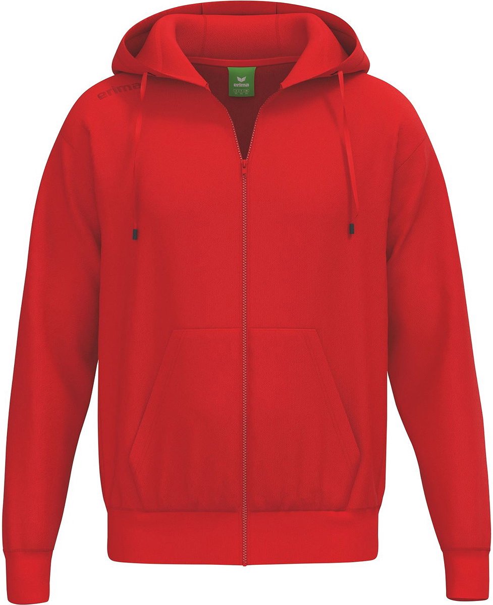 Erima Ts Sweatjack Met Capuchon Kinderen - Rood | Maat: 128