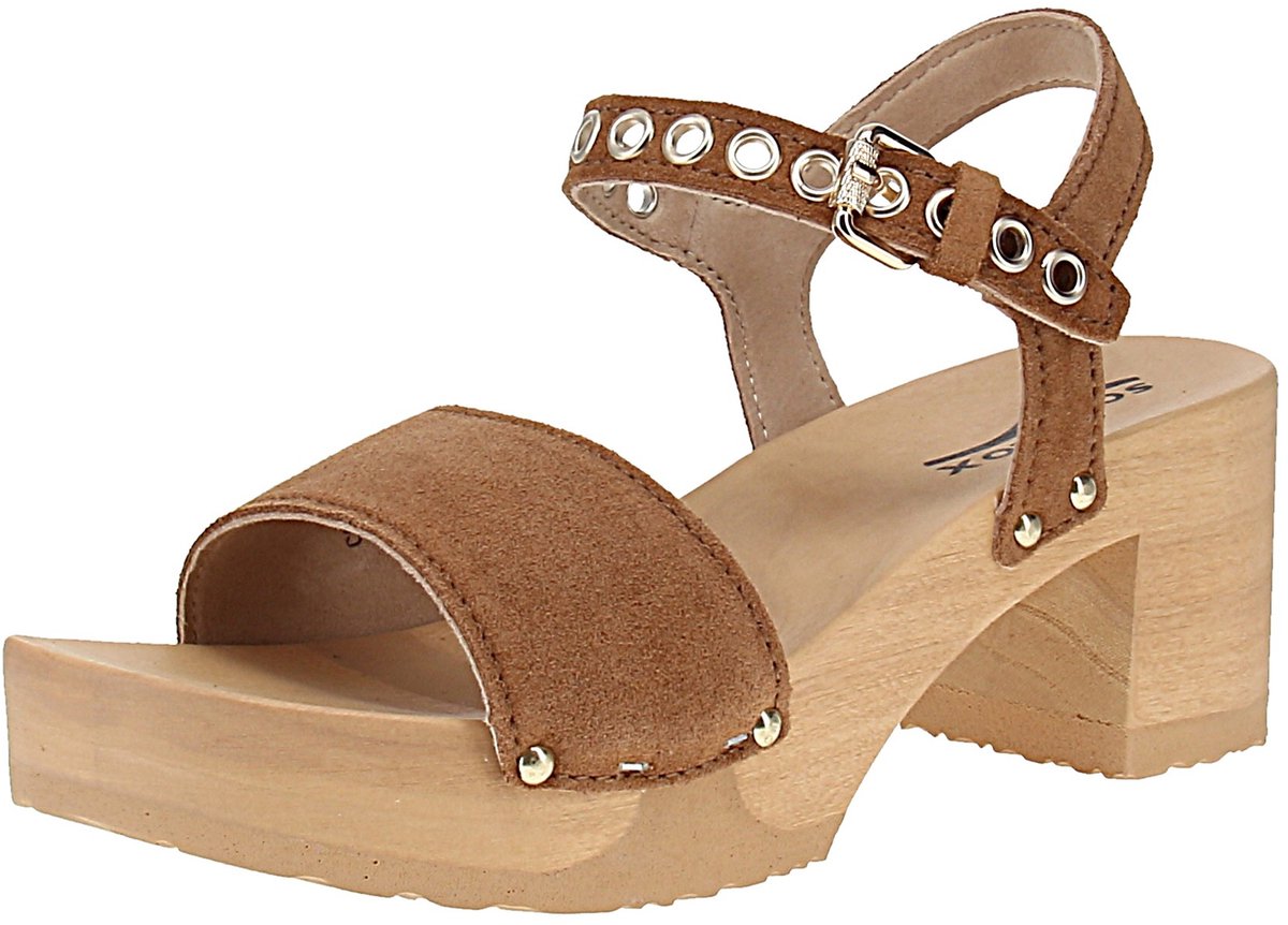 Softclox S3665 Helmina Cashmere - Damessandaal - 01-Whiskey