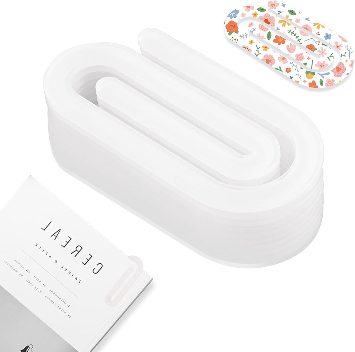 Transparante Acrylaat Paperclips - 10 Stuks, Sublimatie Lege Clips voor Kantoor, DIY en Snackverpakkingen, Creatief en Functioneel
