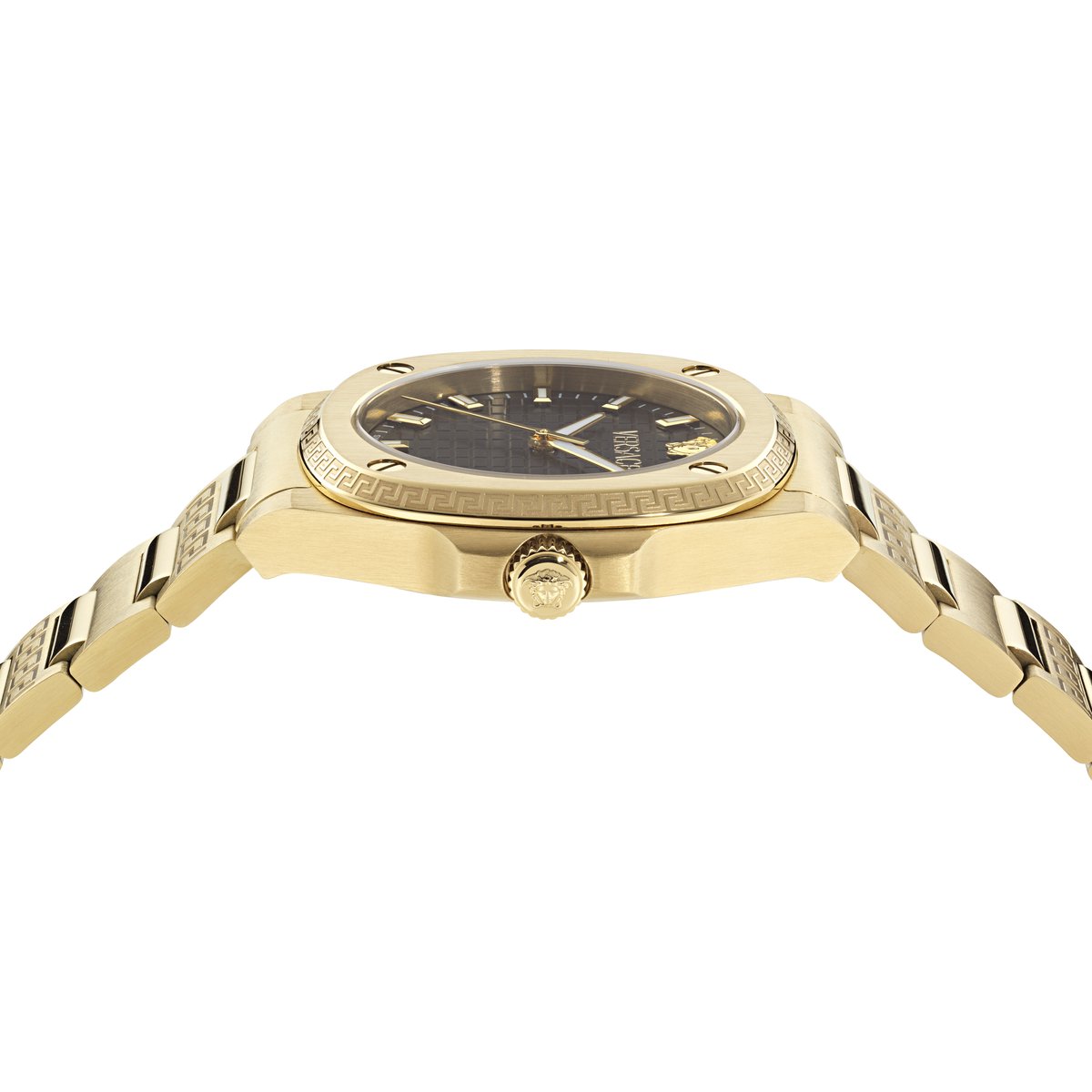 Versace Greca Pulse VE5H00626 Horloge - Staal - Goudkleurig - Ø 35.8 mm