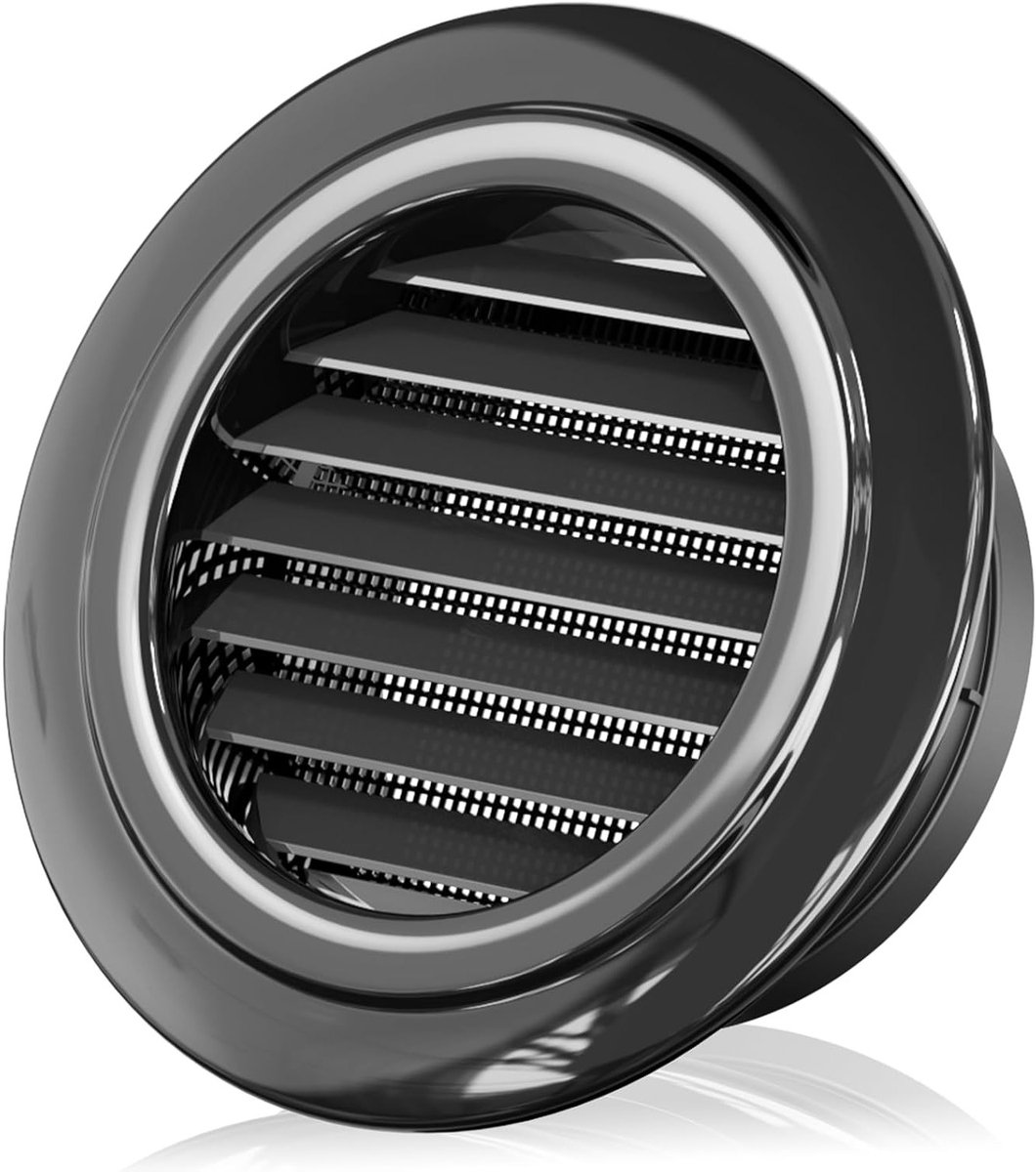 Ventilatierooster met Insectenbescherming voor Garage, Badkamer, Keuken en Zolder - Ø200mm