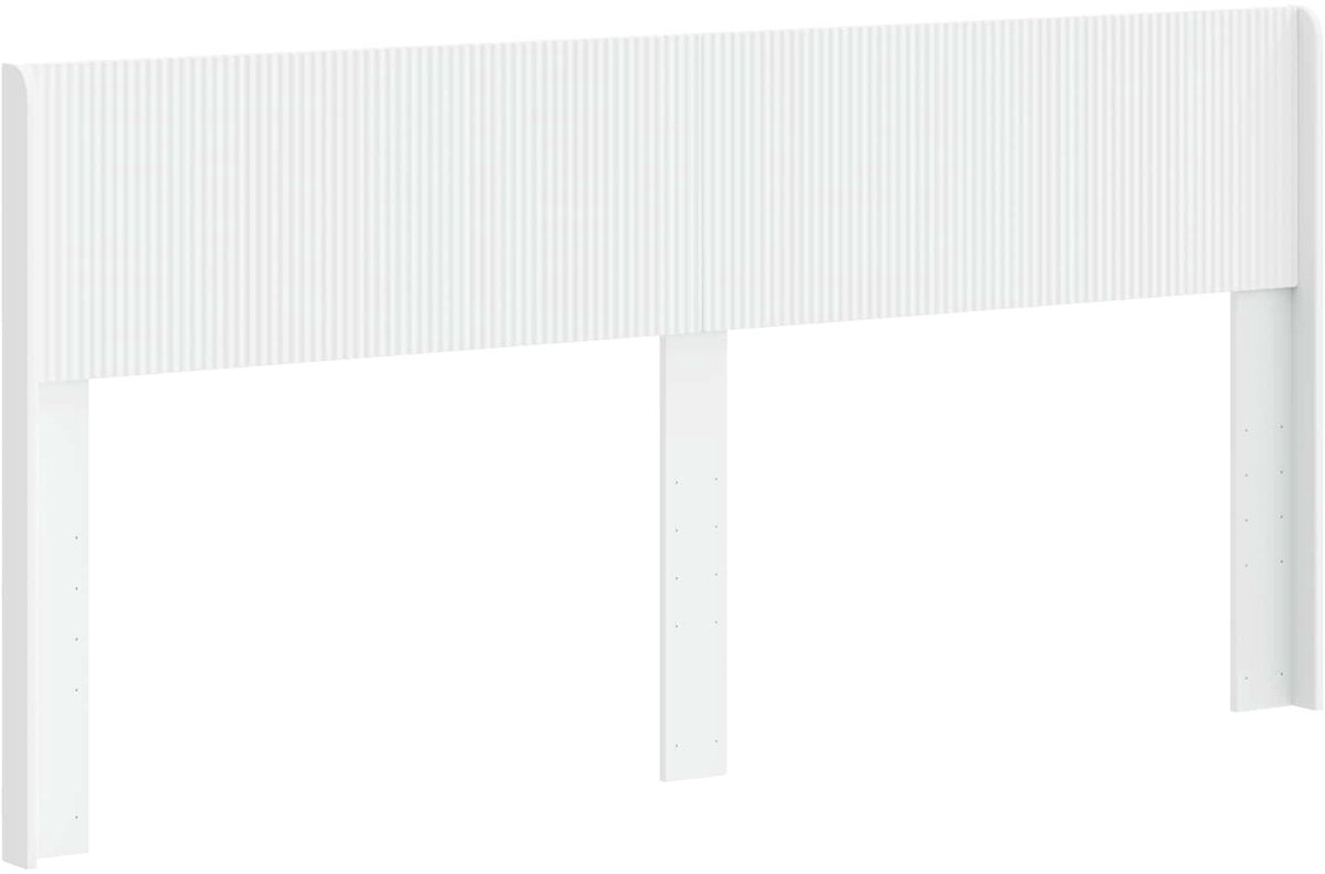 vidaXL - Hoofdbord - Wit - PB