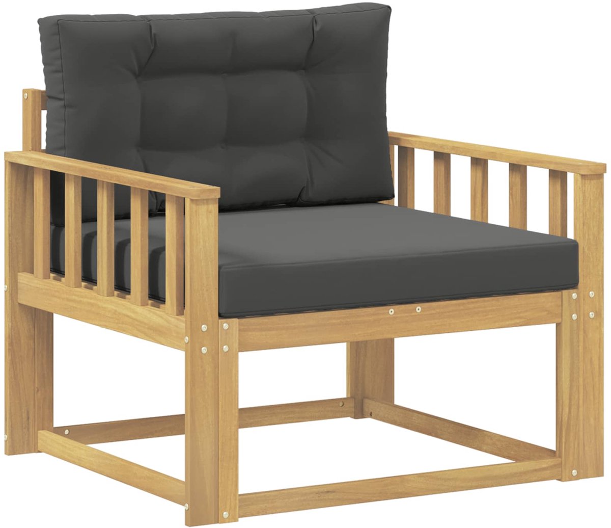 vidaXL - Buiten - Midden - Sofa - Polyester - Wit