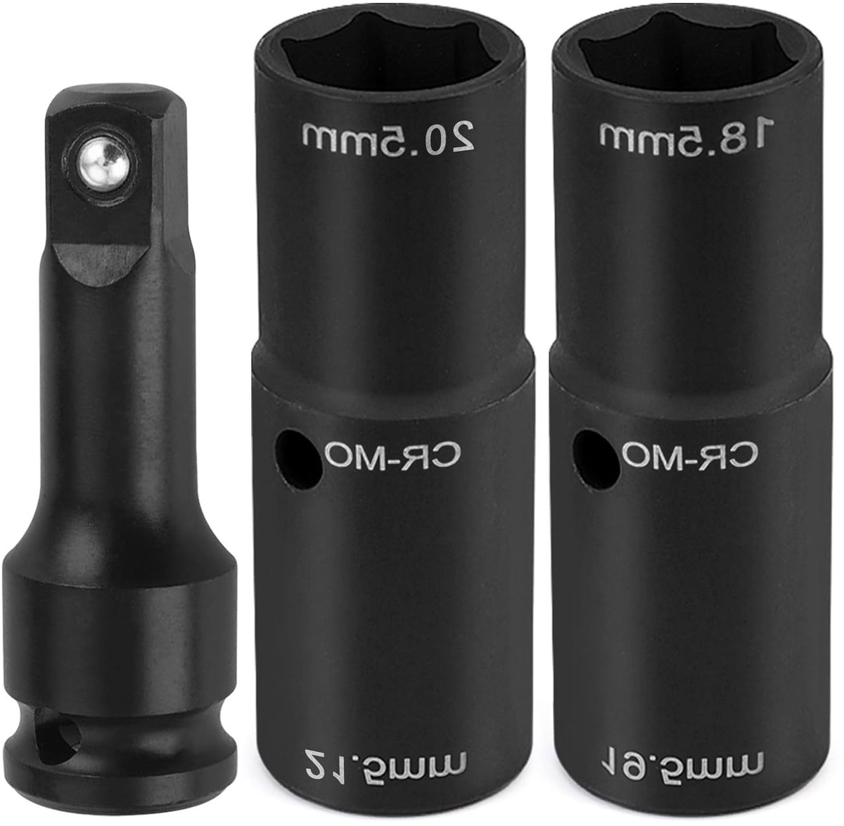 Wielmoeren voor auto met maten 19,5 mm, 18,5 mm, 20,5 mm en 21,5 mm voor optimale veiligheid en prestaties