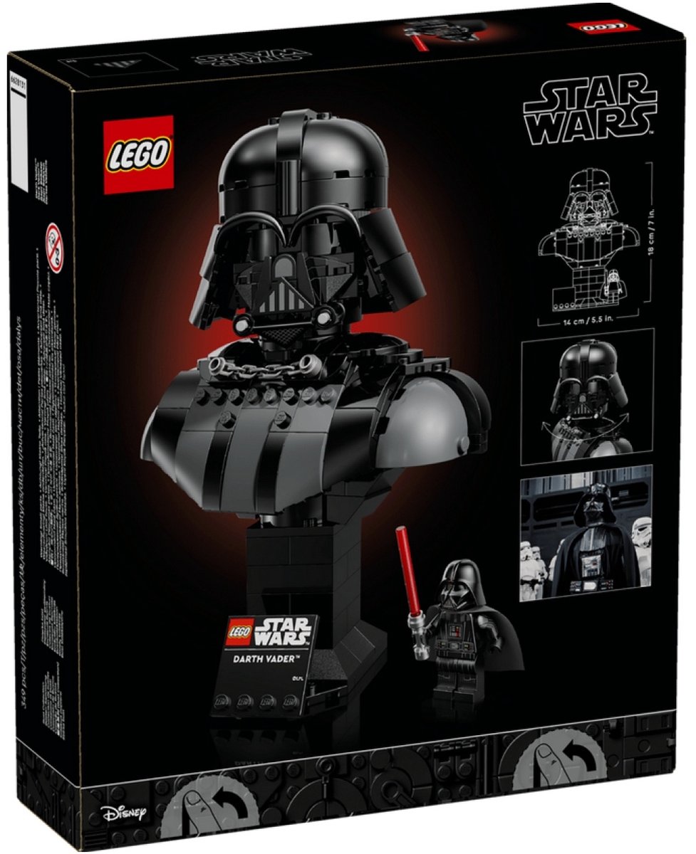 LEGO Star Wars Darth Vader Buste - 75439 — afbeelding 16