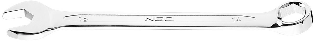 NEO - Ringsteeksleutel - 16 mm - Chroom-Vanadium Staal - DIN 3113