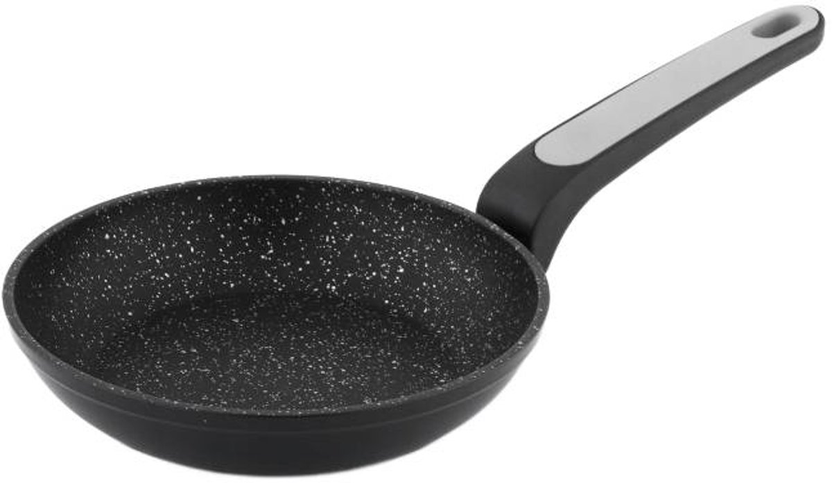Nois Salto Silver Serie - Traditionele Koekenpan - 20 cm - Non-stick Coating - Ergonomisch Handvat