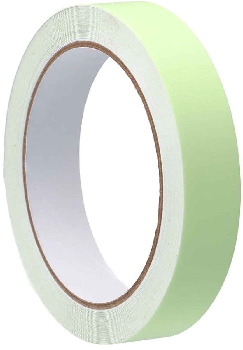 Fluorescerende Waterproof Plakband voor Trappen, Muren en Stappen - 10m Luminous Tape met Hoge Zichtbaarheid en Veiligheid
