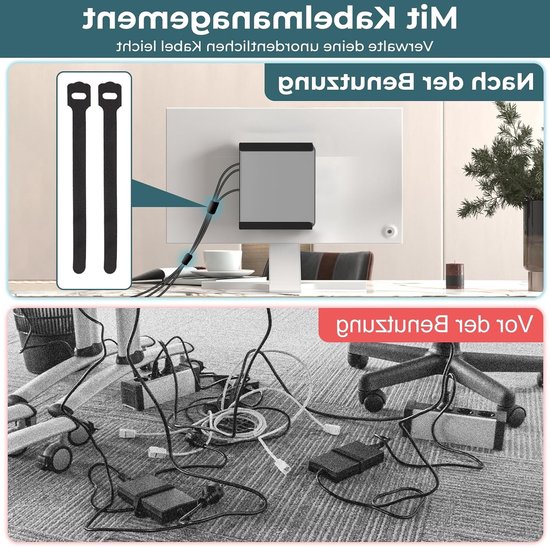 Metaal Mini PC Houder Geschikt voor Beelink SER8, SER6, SER9, SER9 Pro, EQi12, EQR6 - VESA Bevestiging voor Mini-PC's, Wandmontage en Ondersteuning van Merkloos — afbeelding 4