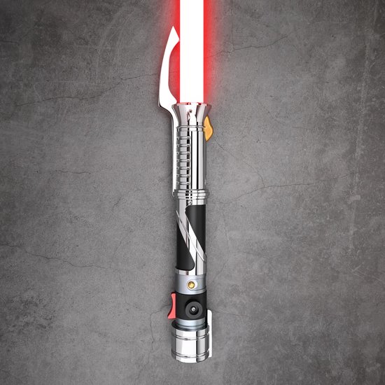 Raddsaber Star Wars Lightsaber Count Dooku NEW GEN! 2026 - Zilver - Stalen Lichtzwaard - (RGB S16) Kleuren - Flash on clash - Zwaai geluid - ignition Effects/beweging
