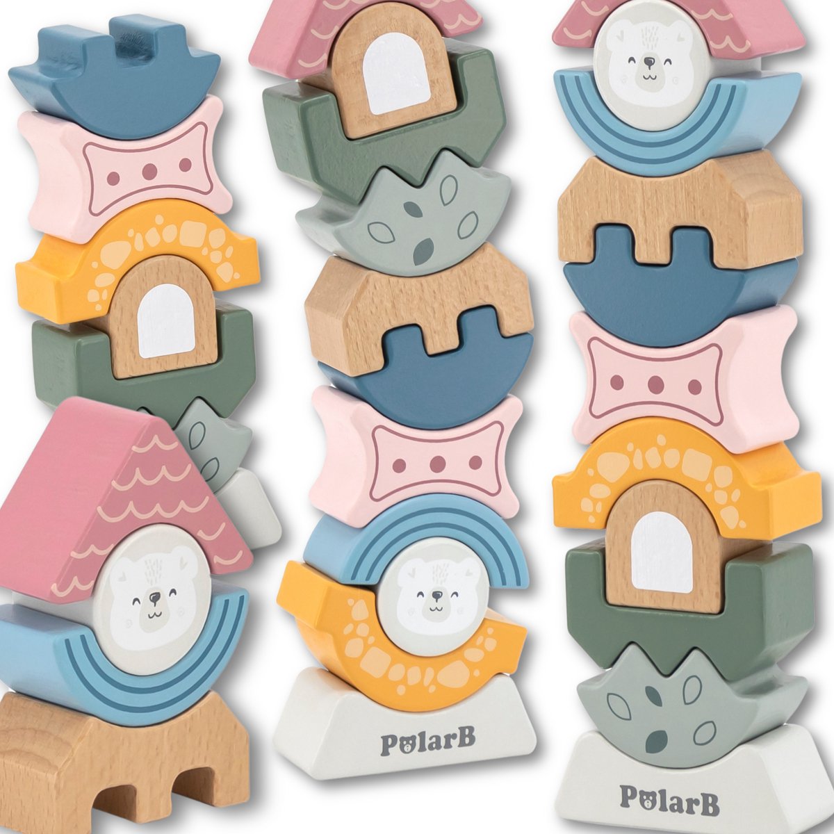 PolarB® Houten Stapel Toren