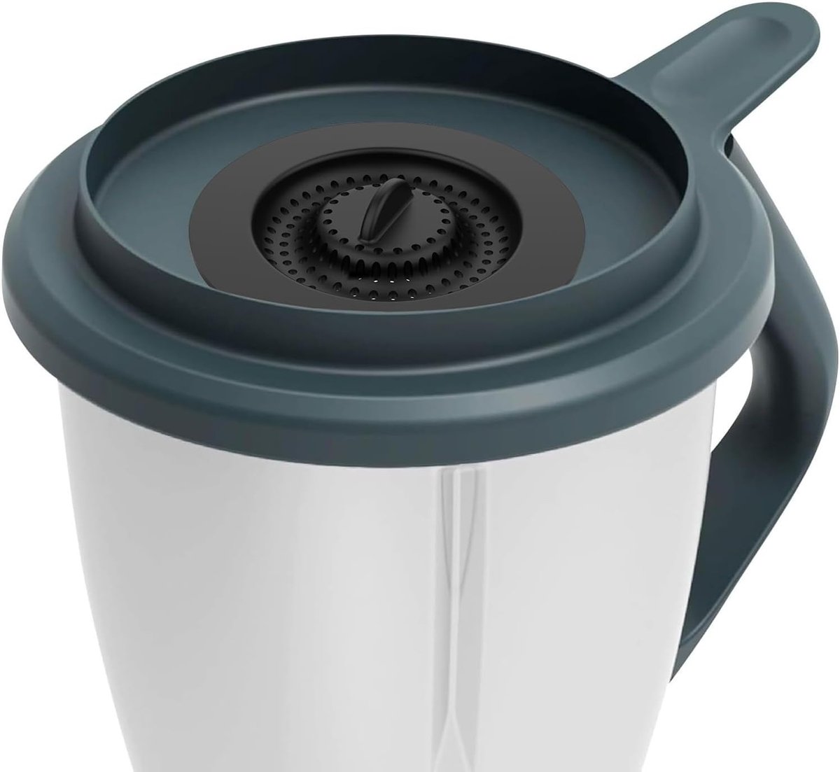 Siliconen spatdeksel en zeef met handvat voor Thermomix en Monsieur Cuisine, accessoires voor koken, beschermen tegen spatten en eenvoudig schoonmaken