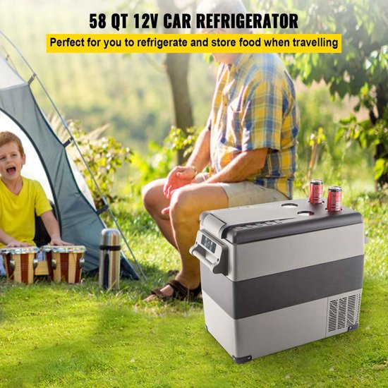 CORE Mini Koelkast - Kleine Koelkast - 35 Liter - Koelbox - Frigobox - Mini Vriezer - Draagbare Koeler - 12V - 69x34.5x38cm van C. , R. E. — afbeelding 5