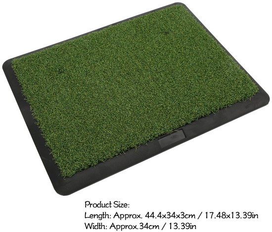 Allecto - Golf Oefenmat - Draagbare Trainingsmat - Antislipmat - Fluwelen Golfmat - Voor Tuin en Balkon - Golf Oefenmat - Geschikt voor Binnen en B... — afbeelding 3