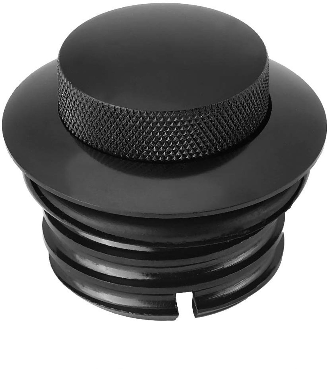 Allecto tankdeksel benzine - gebruiksvriendelijk - zwart - motorfiets accessoires - professioneel design - geschikt voor touring motorfietsen