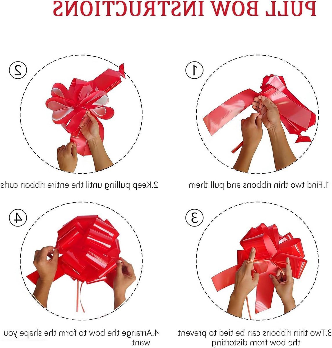 10 Stuks 15.5 cm Metallic Grote Trekstrikken - Blauwe Cadeau Ribbons voor Bruiloften, Feestdecoraties en Cadeaus