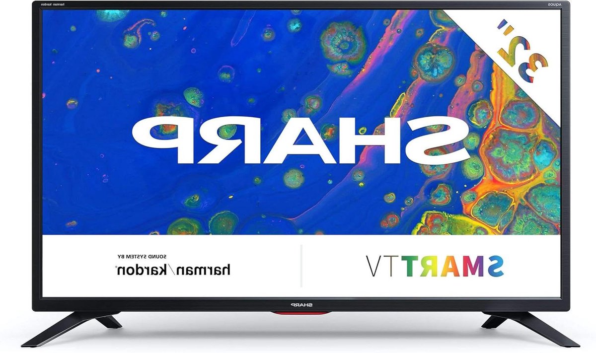 Smart TV - HD Ready TV LED TV - Thuisentertainment - Harman Kardon geluid - 81 cm - Zwart