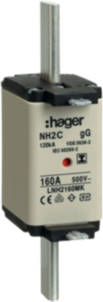 Hager LNH2160MK HAG MESPAT.NH2 KTF MK160A 500V per 3