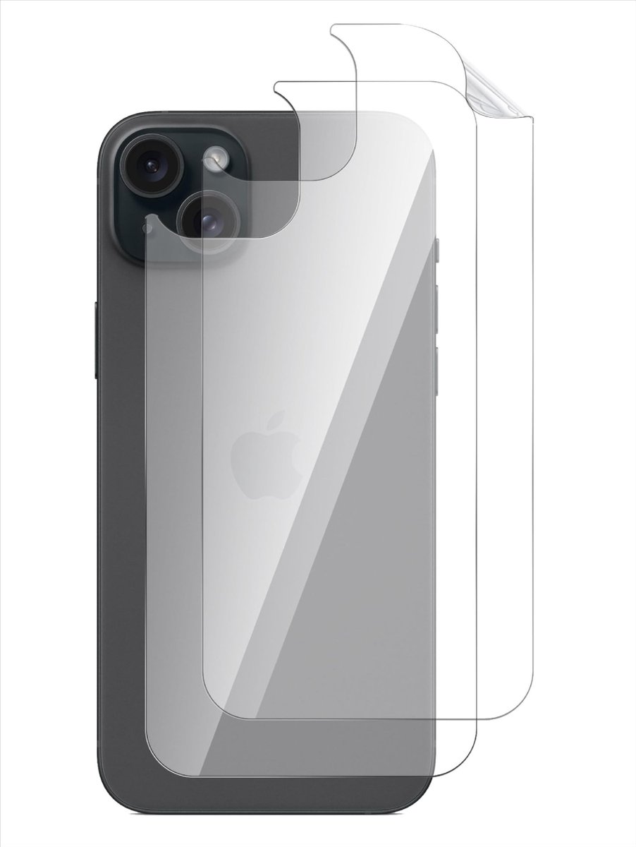 Allecto - Rugbeschermer - iPhone 16 - Zachte TPU - Doorzichtig - 2 Pack - Bescherming voor jouw smartphone - Geschikt voor iPhone 16