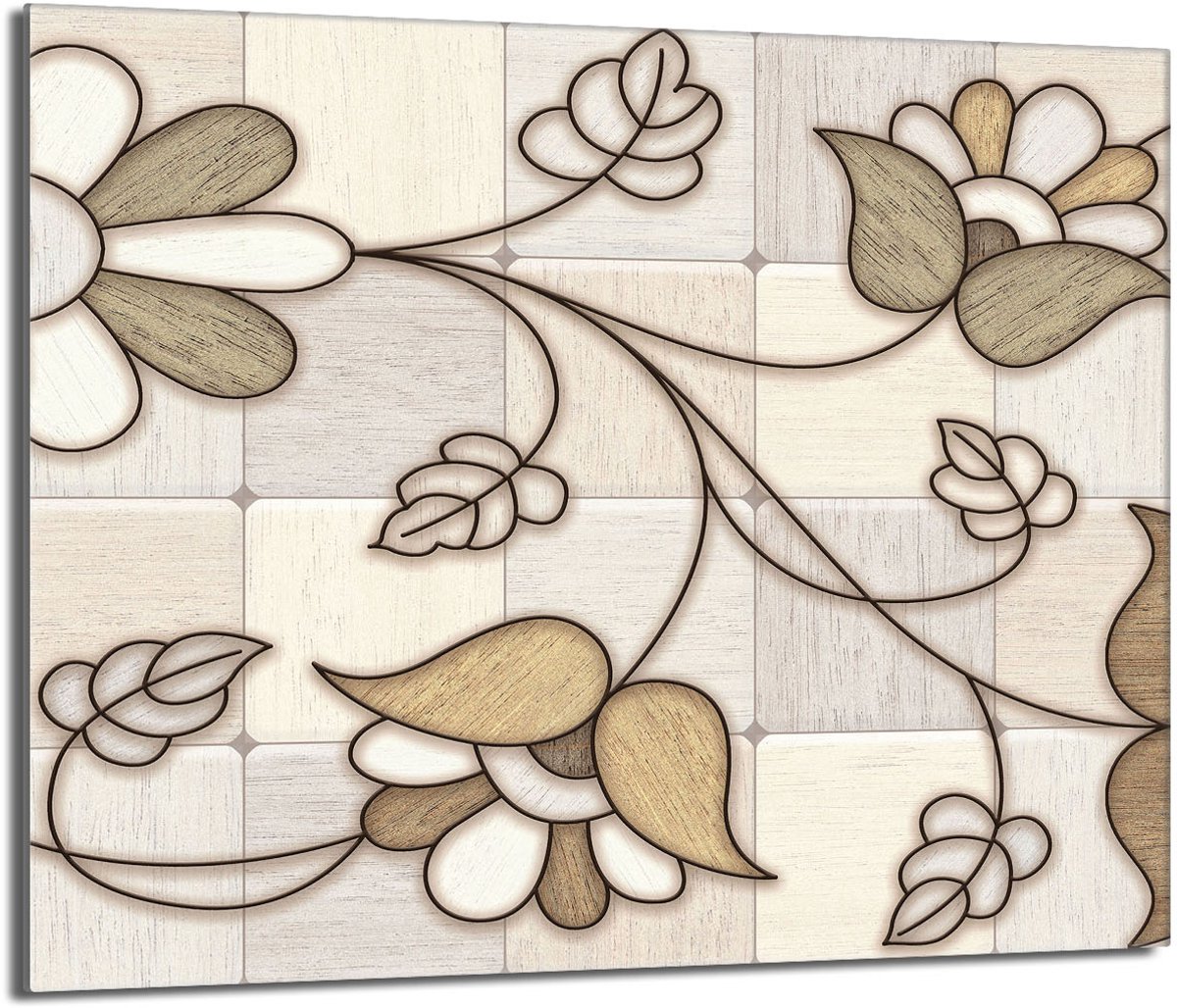 TMK ArtDeko - Snijplank - 60x52 cm - Mozaïek - Veilig - Hygienisch