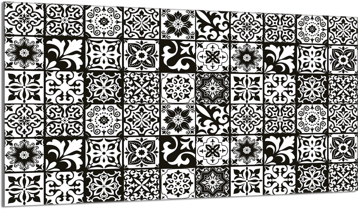 TMK ArtDeko - Snijplank - 90x52 cm - Glas - Mozaïek - Meerdere Kleuren