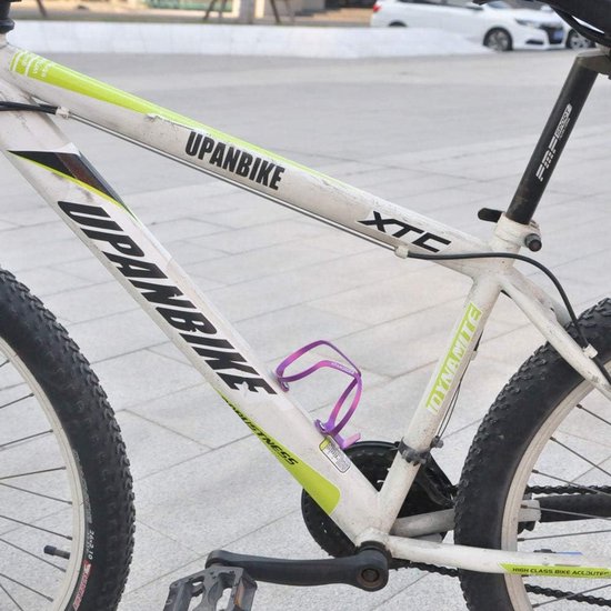 Fiets Flessenhouder - Bidonhouder Fiets - Drank Meenemen - Lichtgewicht Aluminium - Standaard Flessen - Paars — afbeelding 3