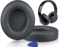 Leren Vervangende Oorkussens voor Beats Studio 2 & 3 Hoofdtelefoons, Geluidsisolatie, Geheugenfoam en Extra Dikte