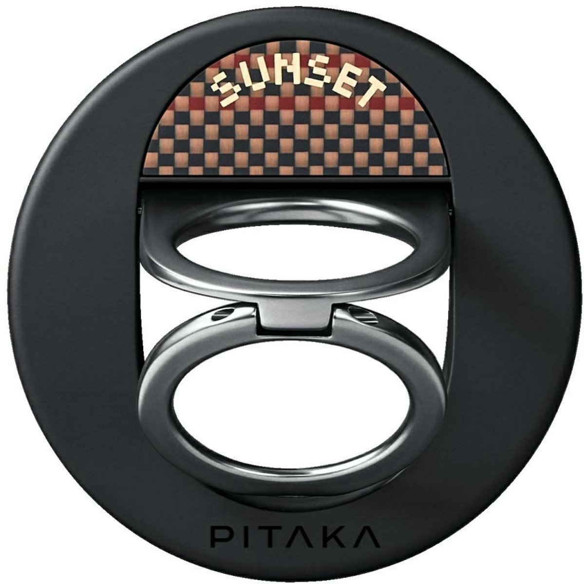 Pitaka MagEZ Grip 3 Serie - Magnetische Telefoonhouder - Sunset - Compact - Aramidevezel