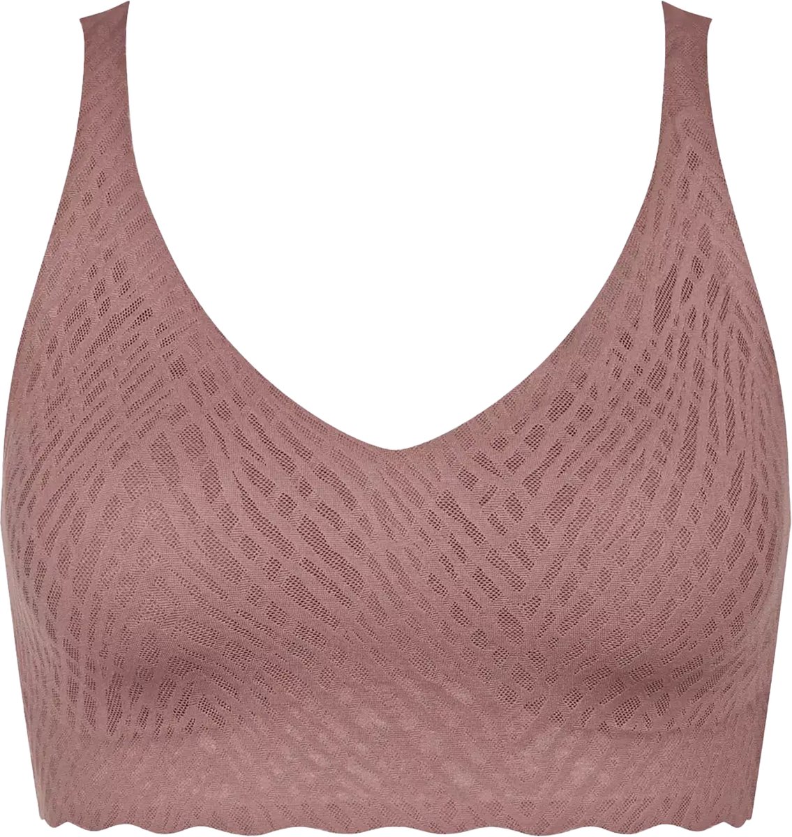 Sloggi ZERO Feel Bliss Bralette Dames Beha - Cacao