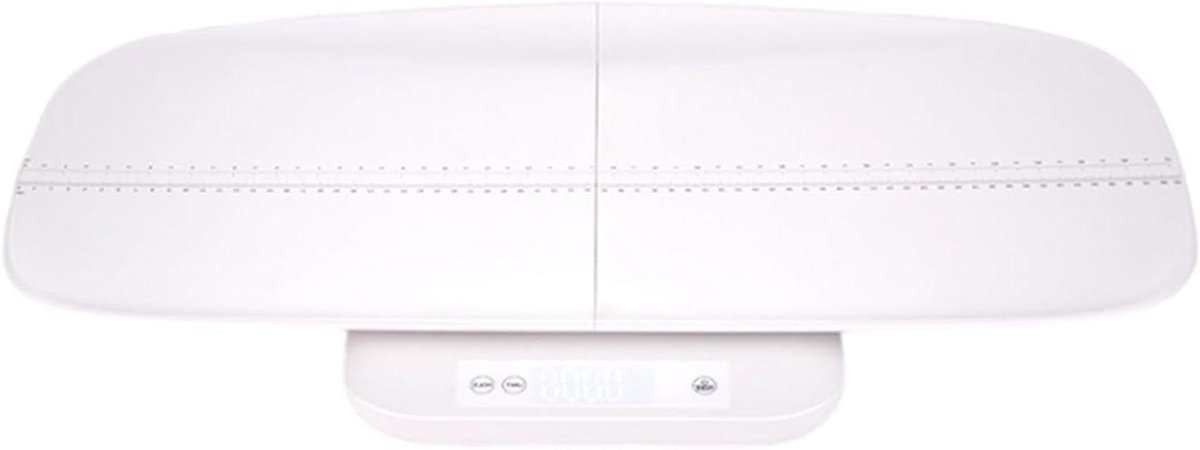 Baby Weegschaal - Thuisschaal - Gewicht Meten - Hoge Precisie Sensor - 150 kg Capaciteit - Wit