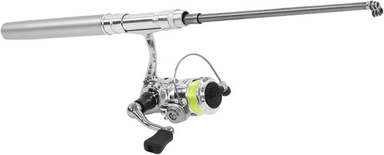 Draagbare telescopische visstok met reel - Lichtgewicht aluminium visgerei voor gemak en avontuur — afbeelding 5