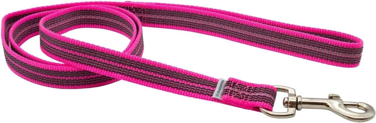 Hondenriem - Lange lijn - Veilig uitlaten - Reflecterende streep - 200 cm - Neon Roze