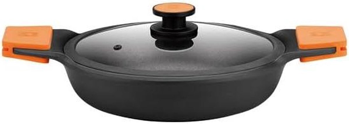 Lage Kookpan - Braadpan Casserole - Maaltijden Bereiden - Efficiënt Plus - 36 cm - Aluminium