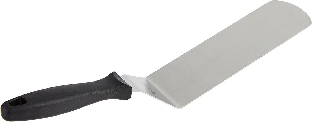 Kookpalet Spatel - Keuken spatel - Eten hanteren - Hittebestendig - 24x7 cm - Zwart