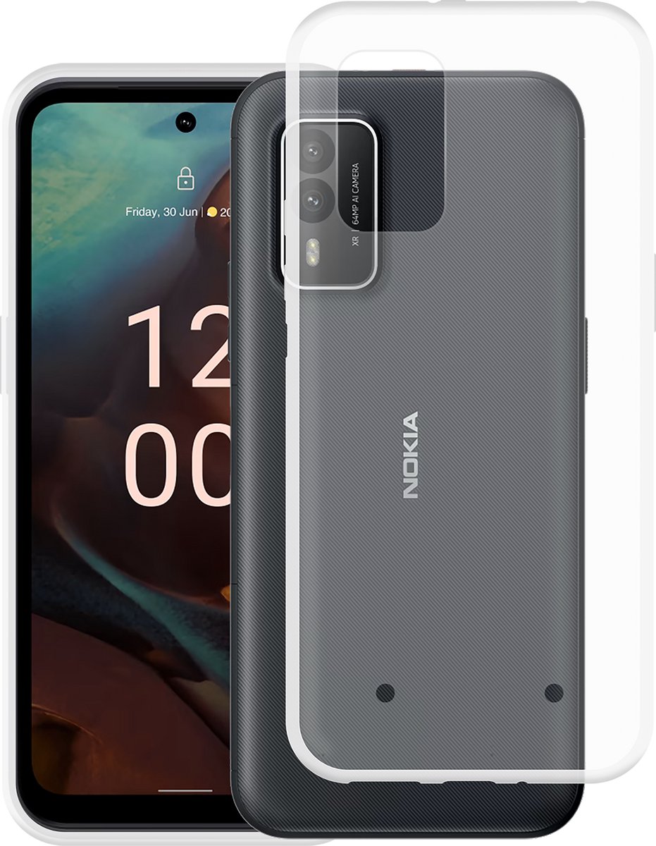 Just in Case hoesje geschikt voor HMD XR21 Hoesje Siliconen - Flexibele Case - Transparant