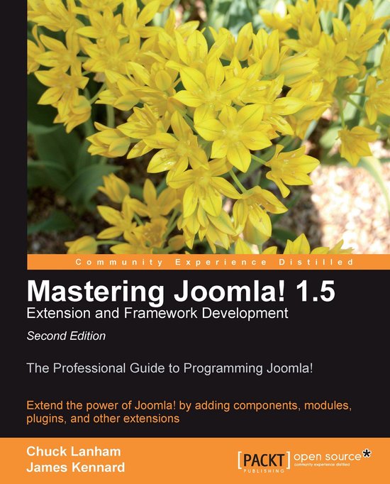 Mastering Joomla! 1.5 Extension and Framework Development Se ... - cover