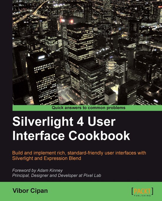 Silverlight 4 User Interface Cookbook - cover