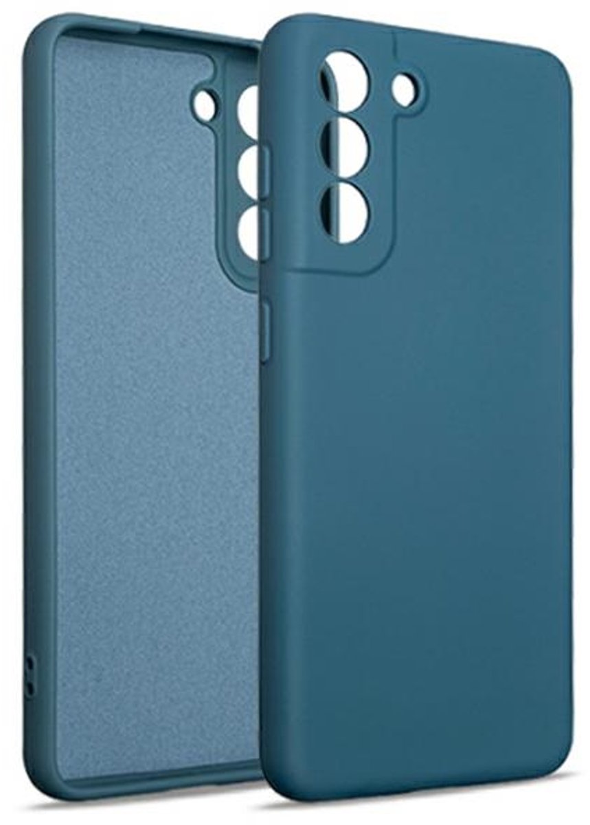 Beline Hoesje Siliconen Samsung M53 M536 blauw/blauw