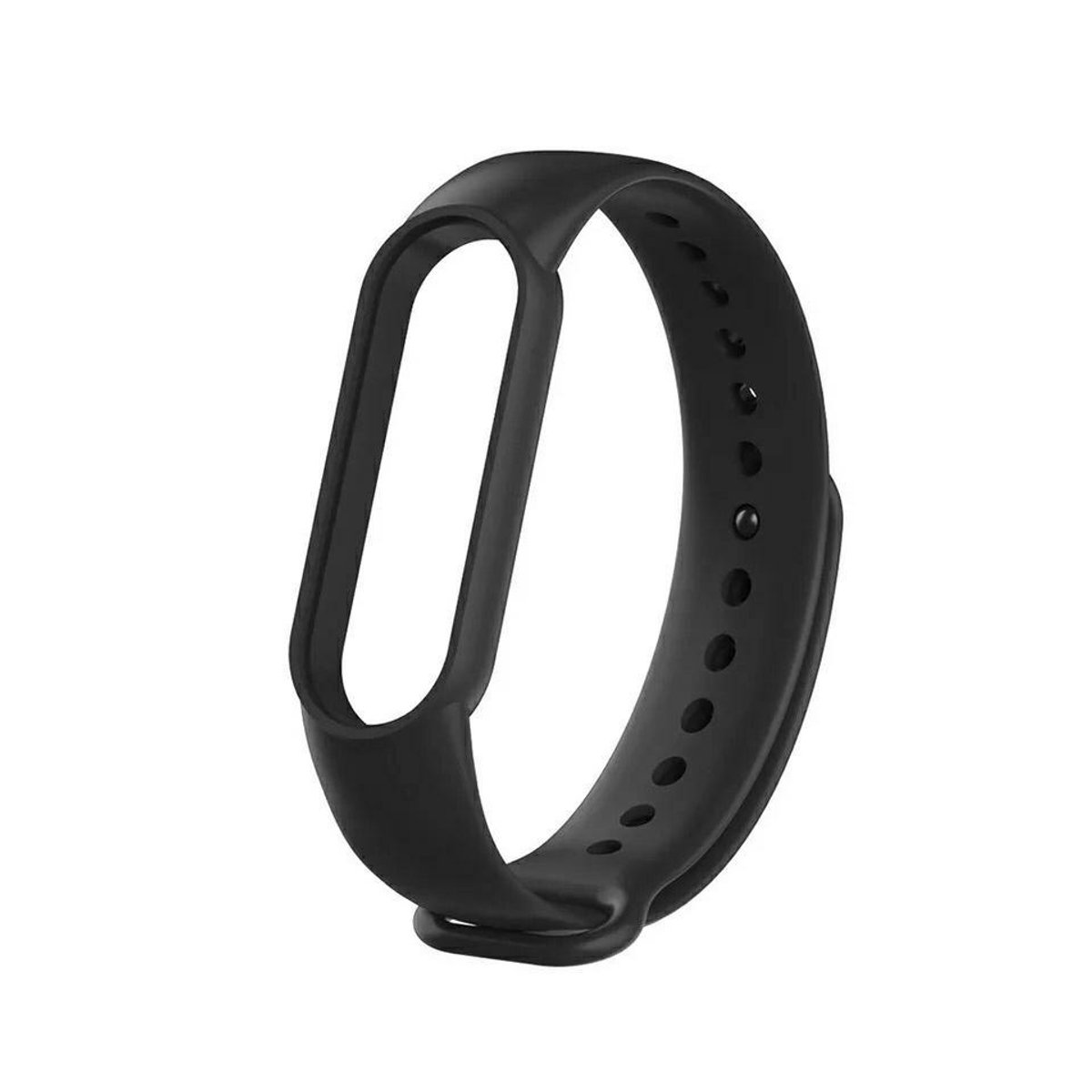 Beline - Horlogebandje - Xiaomi Mi Band 7 - Silikon - Elegant Zwart