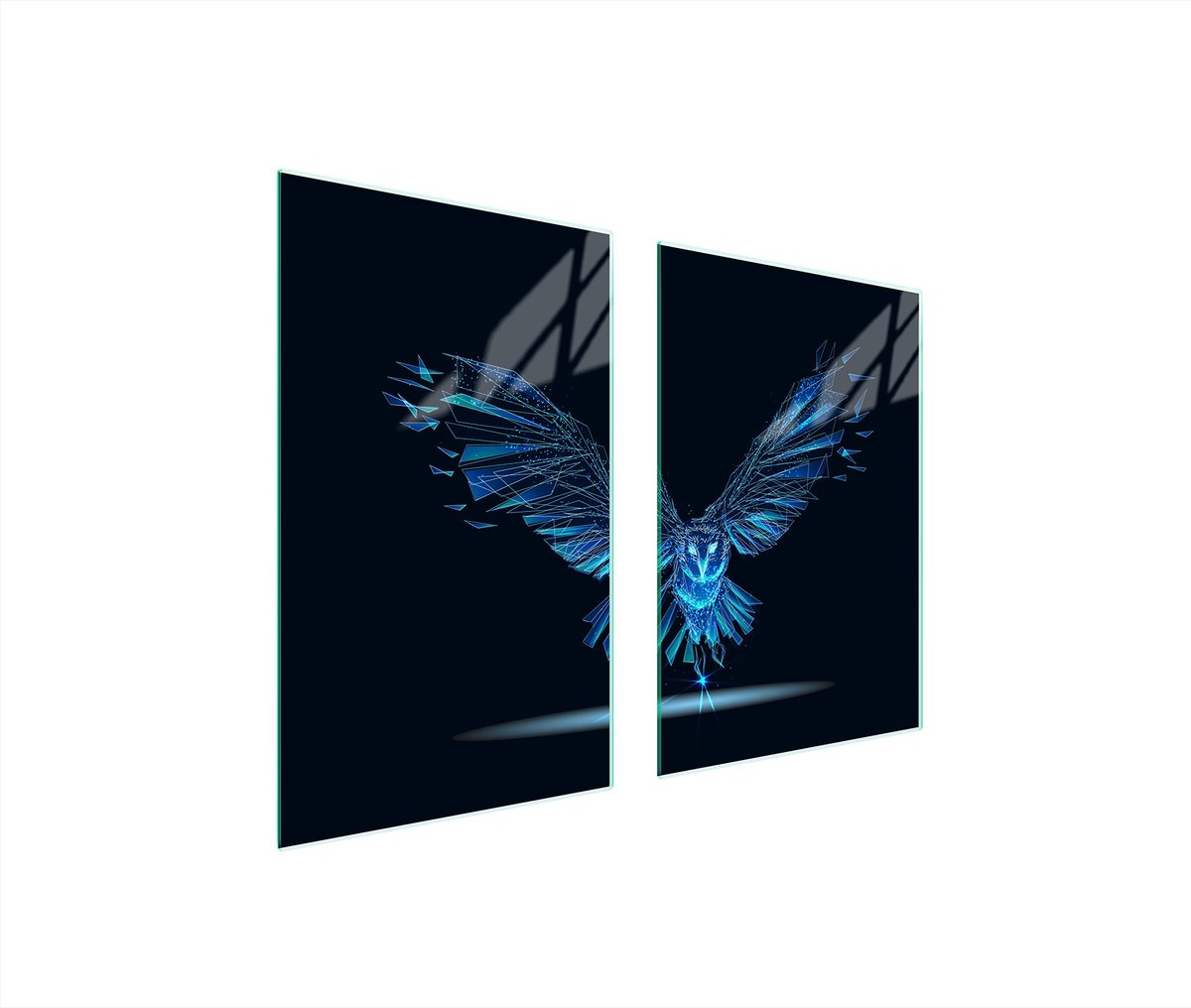 TMK ArtDeko - Snijplank - Glas - 65x52 cm - Ptak