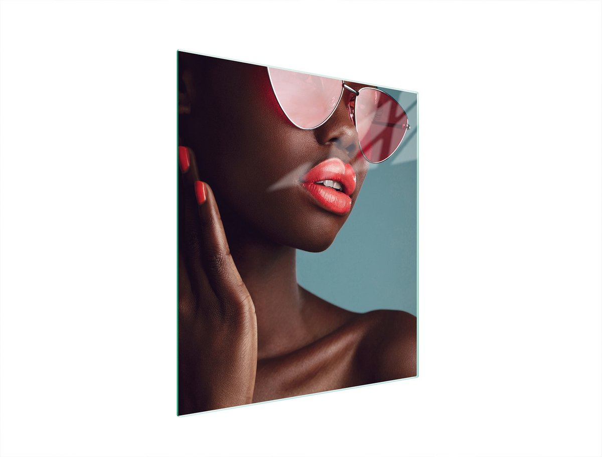 TMK ArtDeko - Snijplank - 45x52 cm - Glas - Vrouw