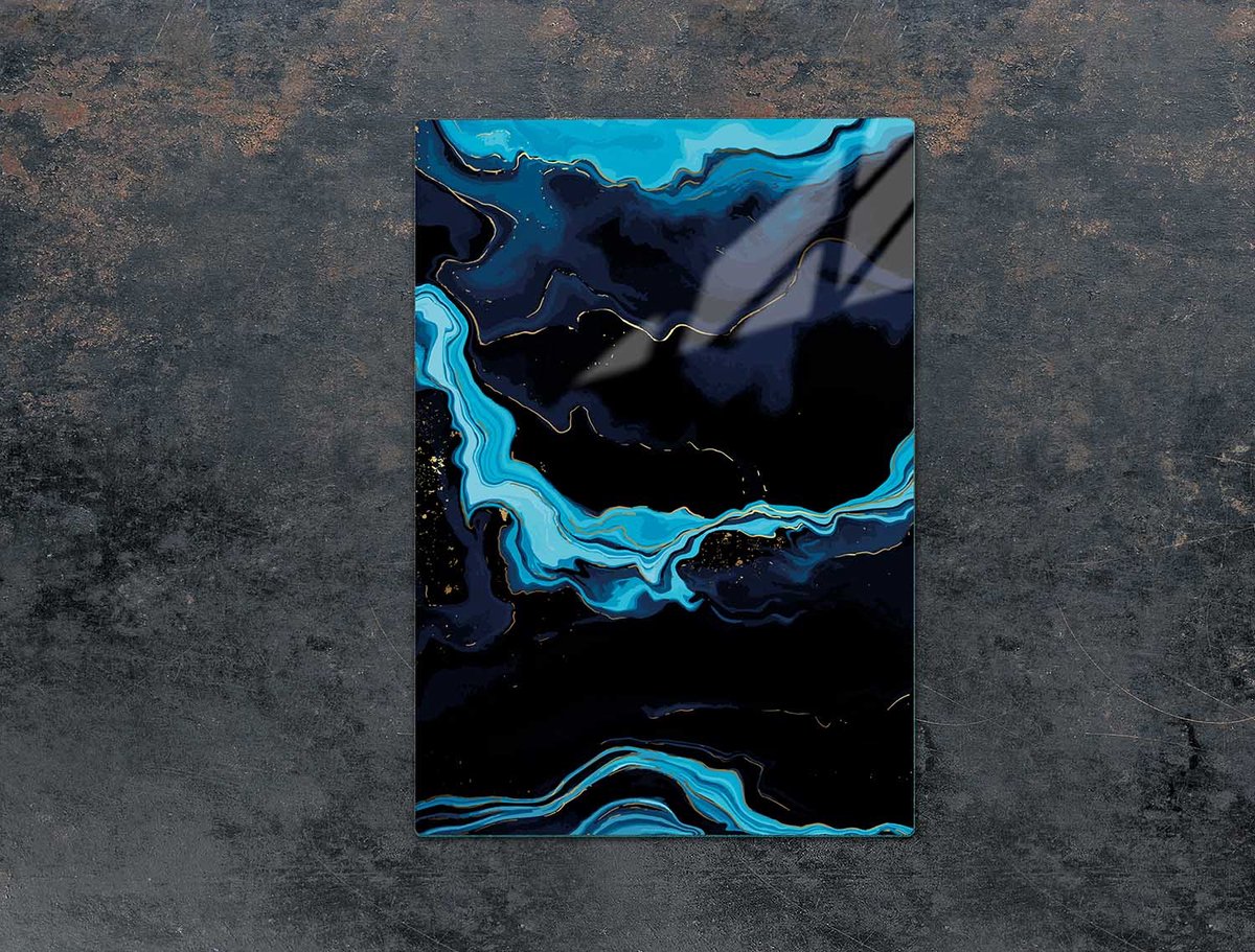TMK ArtDeko - Snijplank - 35x52 cm - Marble - Glas - Multifunctioneel