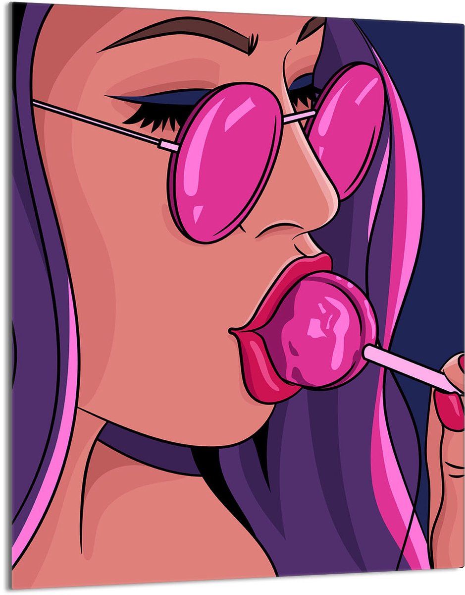TMK ArtDeko - Snijplank - 40x52 cm - Vrouw - Glas
