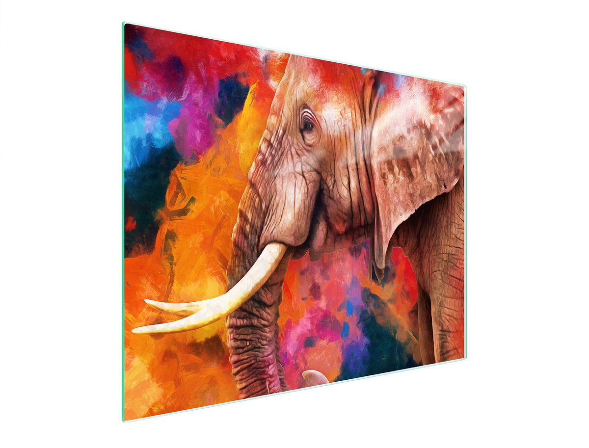 TMK ArtDeko - Snijplank van glas - 52x30 cm - Sloontje - UV-print